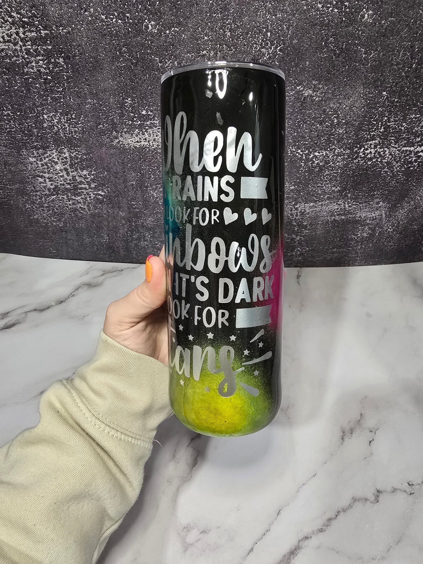 Imperfect * 20oz Straight Tumbler | Hockey Mom
