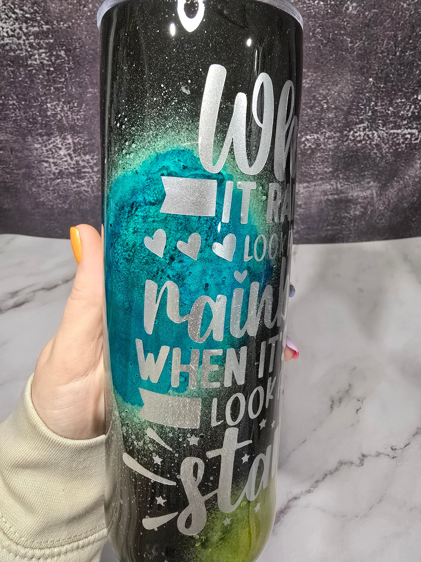 Imperfect * 20oz Straight Tumbler | Hockey Mom