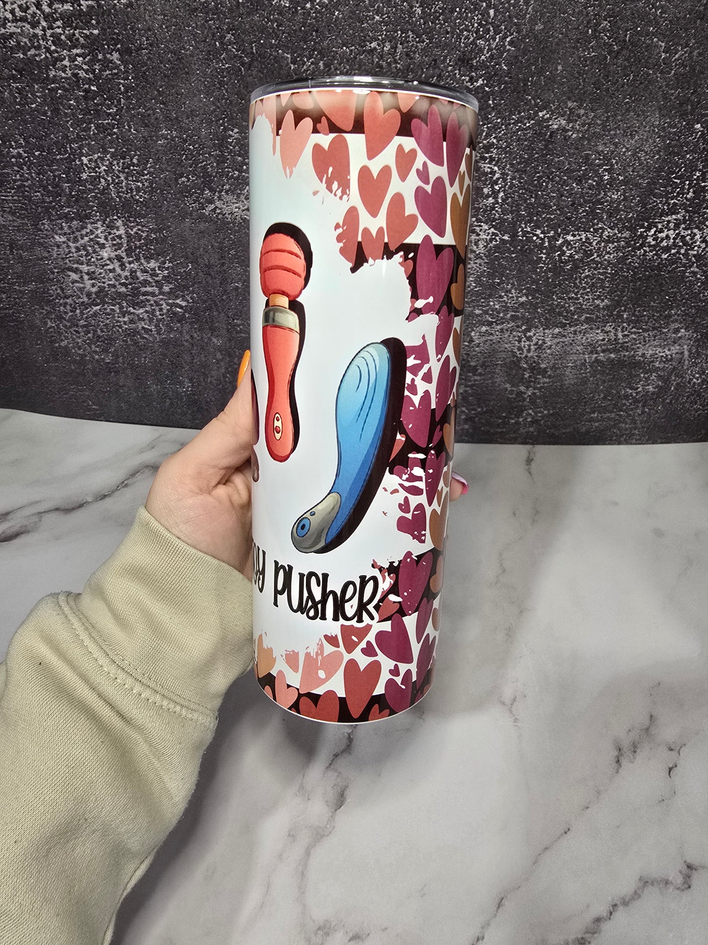 Imperfect * 20oz Straight Tumbler | Hockey Mom