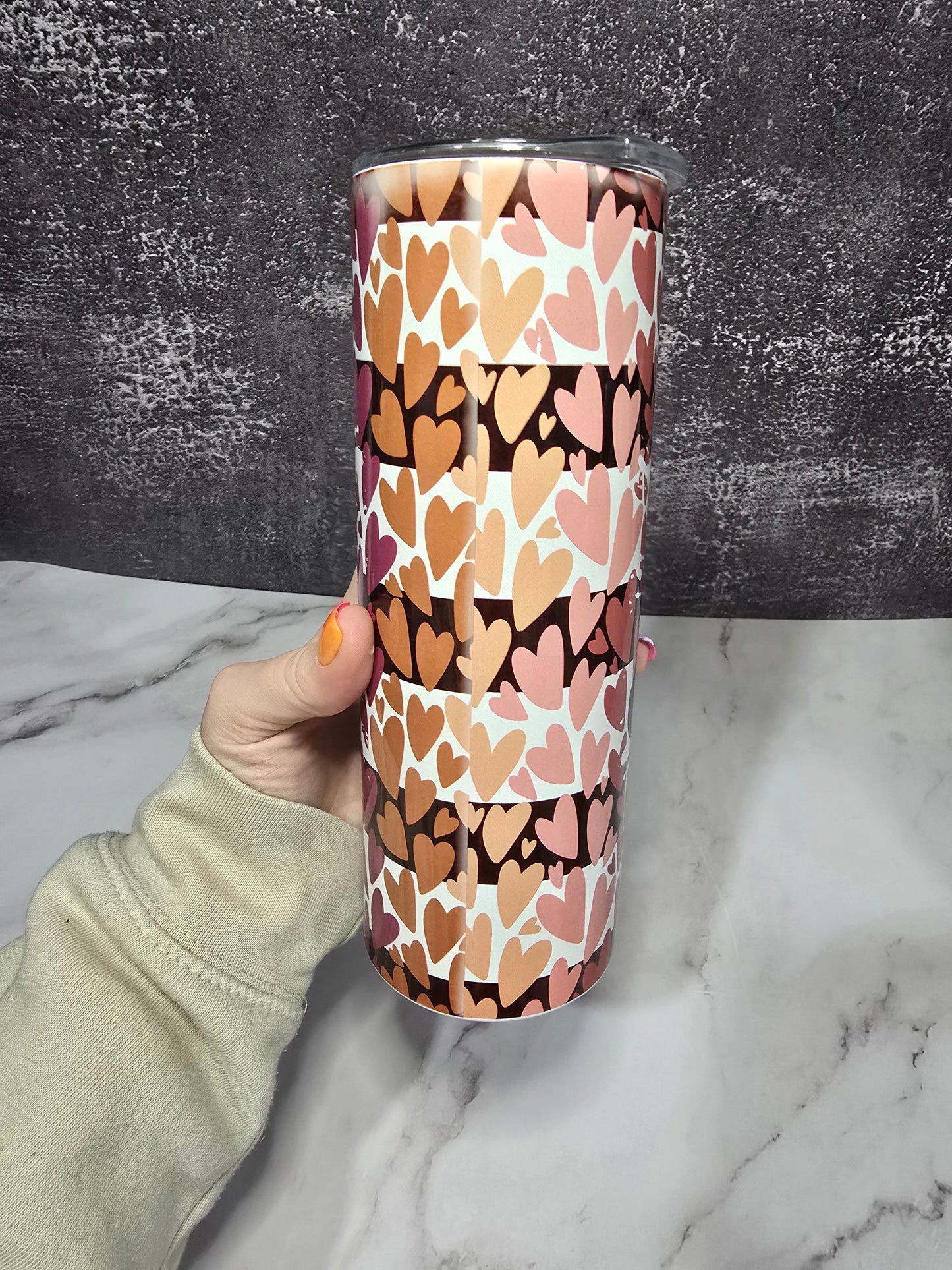 Imperfect * 20oz Straight Tumbler | Hockey Mom