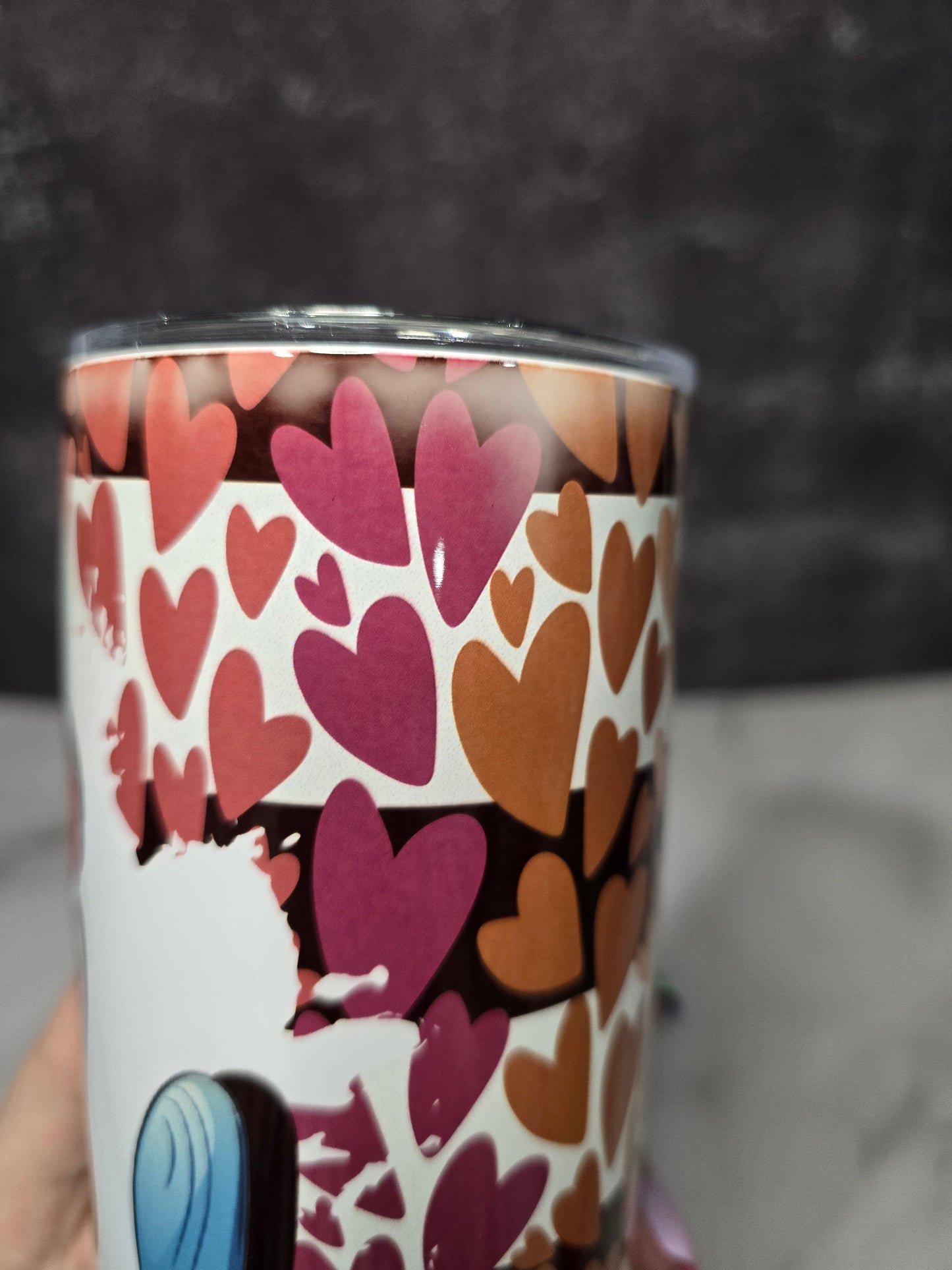 Imperfect * 20oz Straight Tumbler | Hockey Mom