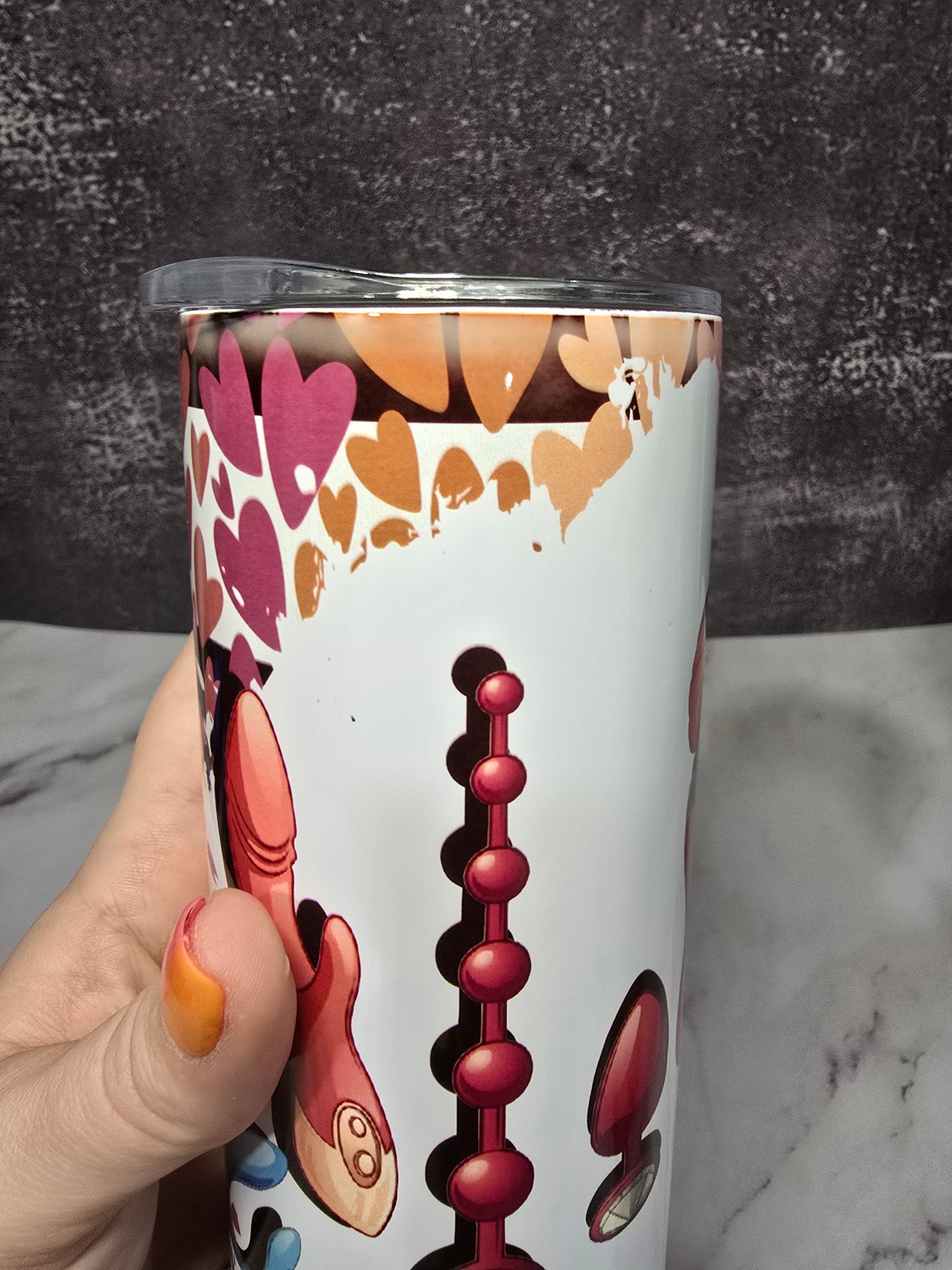 Imperfect * 20oz Straight Tumbler | Hockey Mom