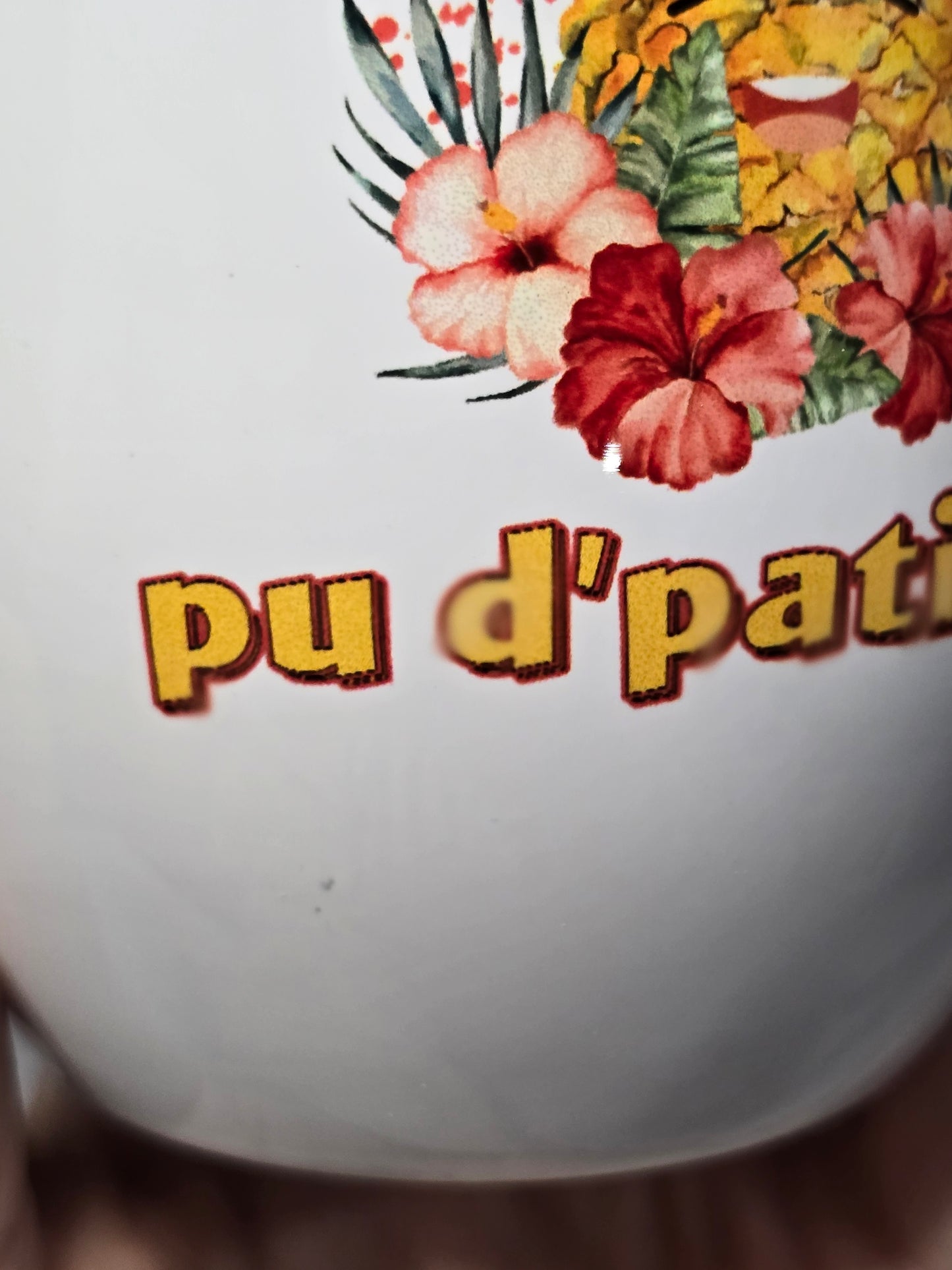 Imparfait * Verre à Vin Isothermique 12oz | Ananas pu d'patience (1)