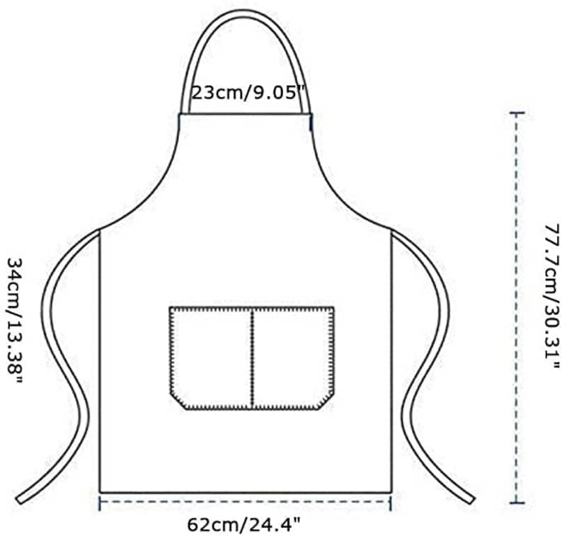 Tablier Le Pro du Grill | Bleu, Blanc ou Noir