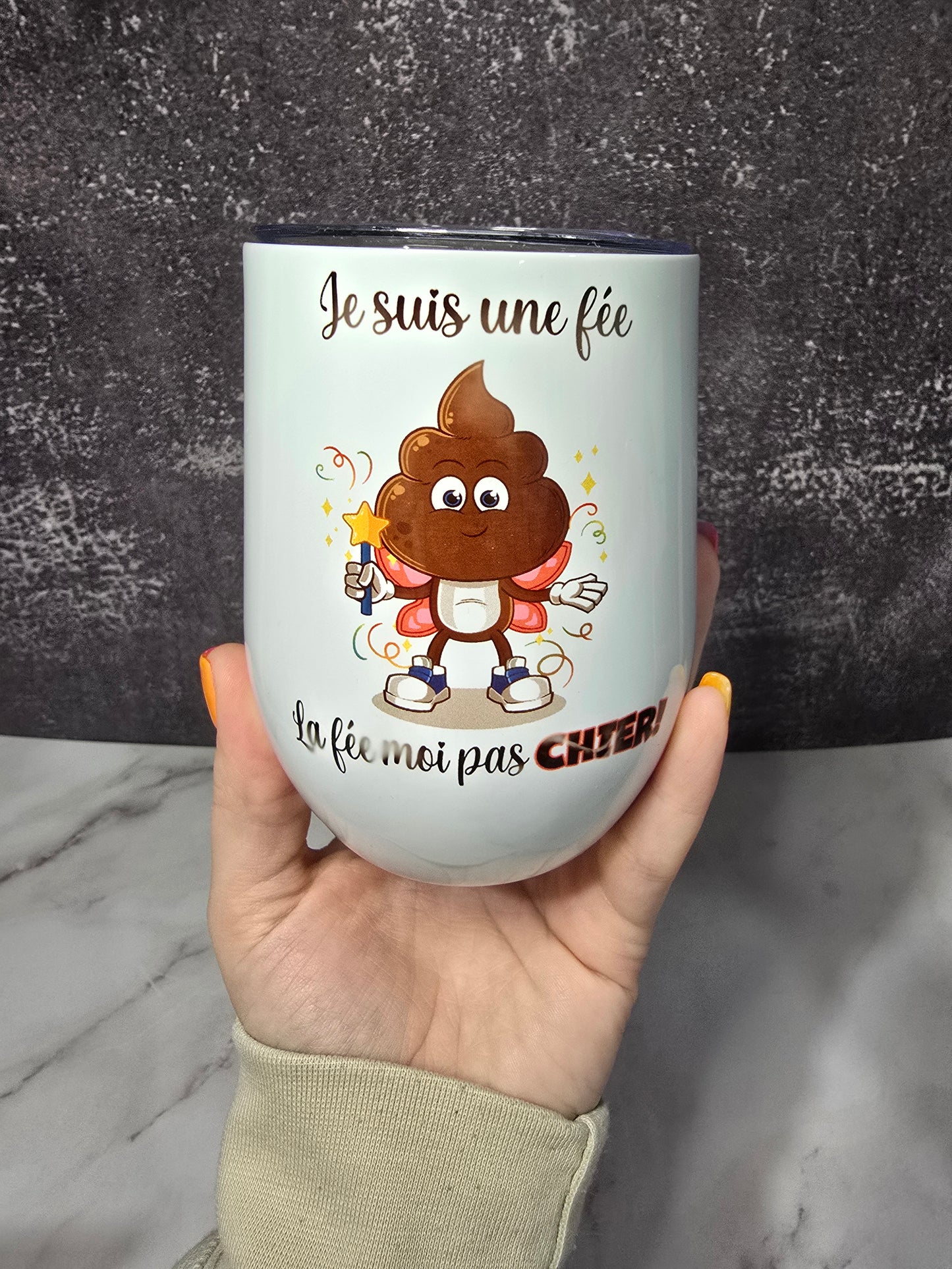 Imperfect * 20oz Straight Tumbler | Hockey Mom