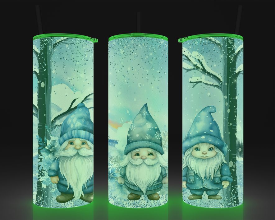Tumbler (Gobelet) | Gnomes bleus d'hiver