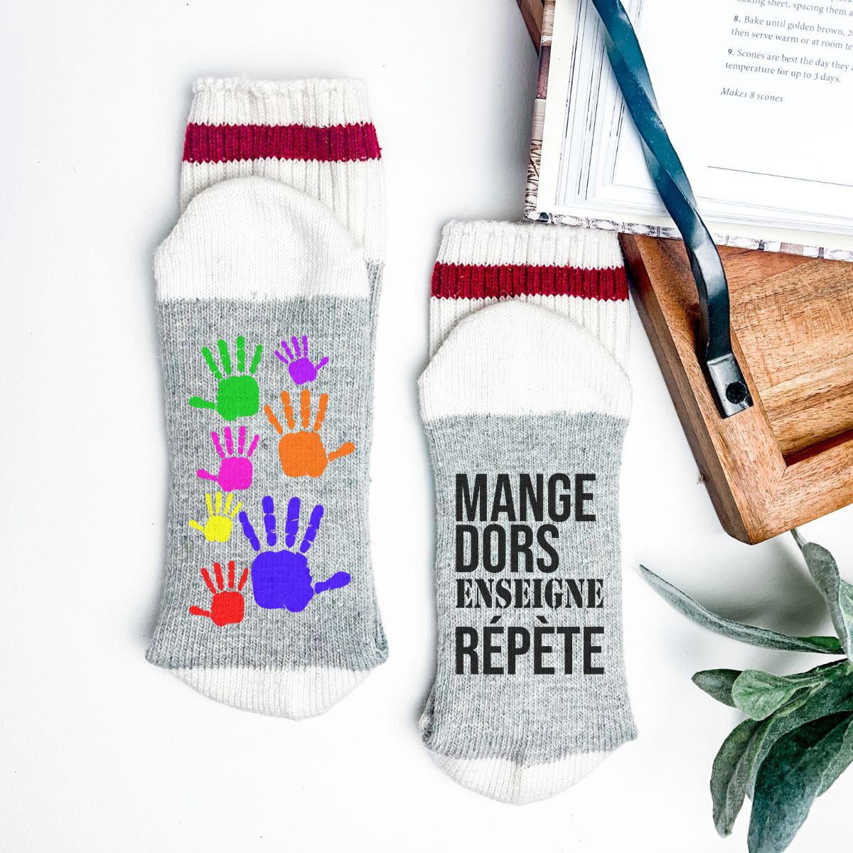Ensemble-cadeau pour Enseignant.e | Tumbler (gobelet) 20oz et chaussettes