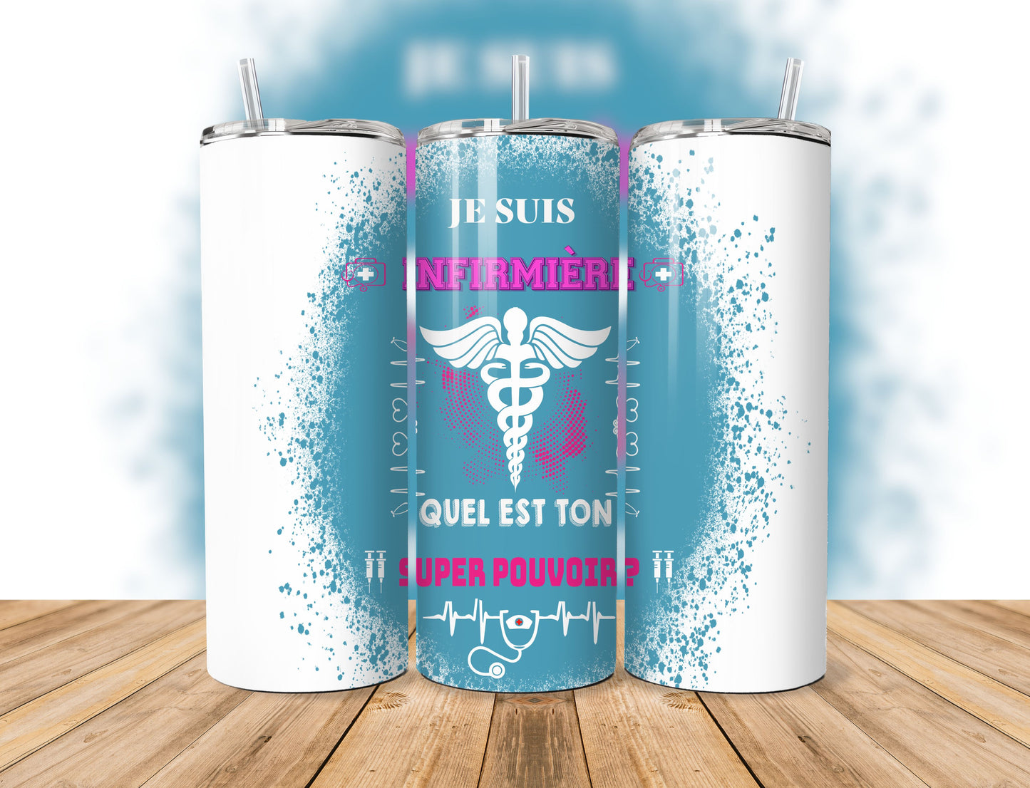 Tumbler (Gobelet) | Je suis Infirmière - Super Pouvoir