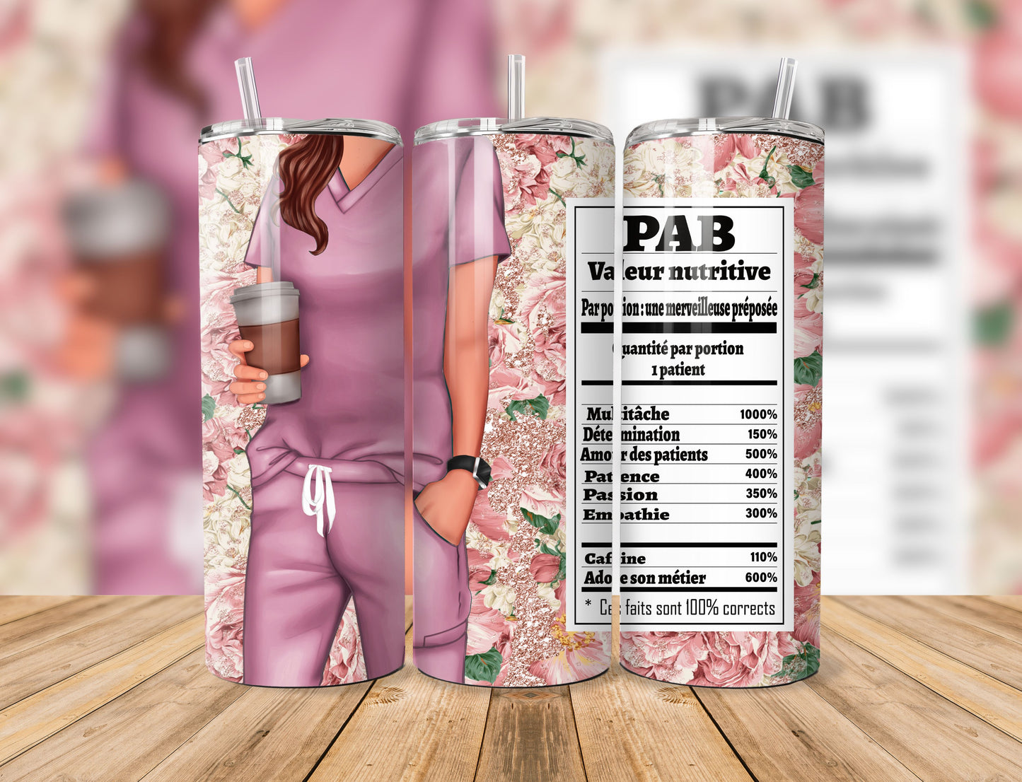 Tumbler Straight 20oz | PAB Brown (Values)