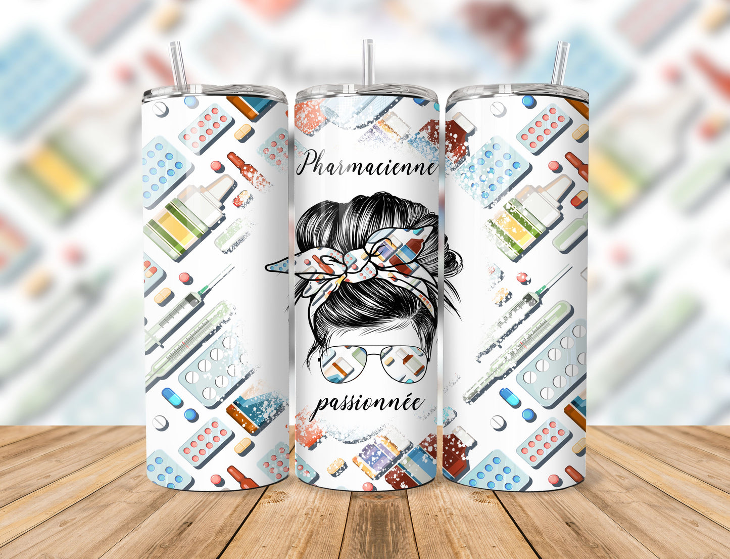Tumbler Straight 20oz | Passionate Pharmacist
