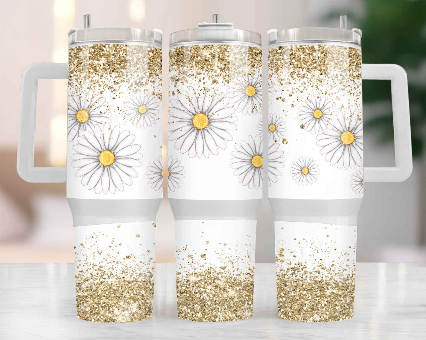 Tumbler (Gobelet) 40oz | Marguerites Or