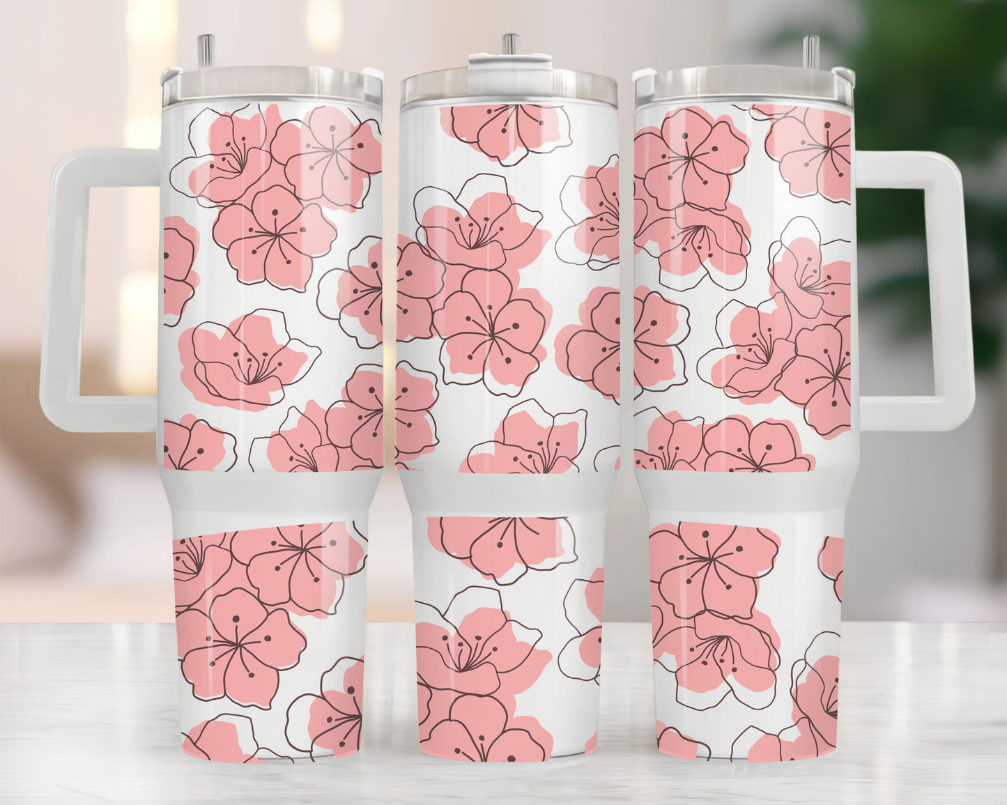 Tumbler (Gobelet) 40oz | Fleurs Sakura