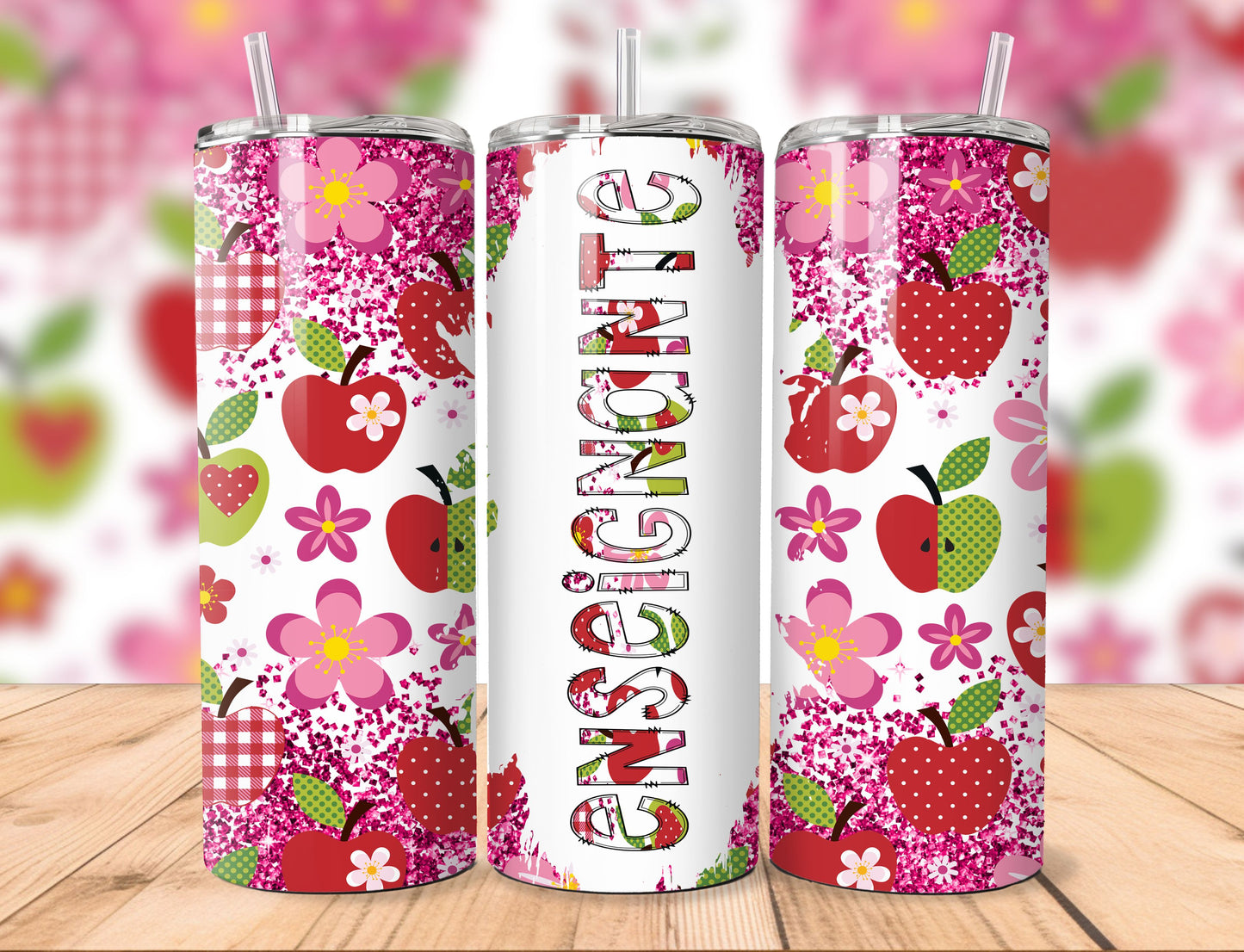 Ensemble-cadeau pour Enseignant.e | Tumbler (gobelet) 20oz et chaussettes