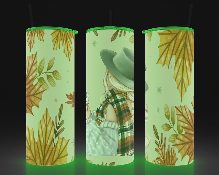 Tumbler (Gobelet) | Fille d'automne (Cheveux Bruns, Blonds ou Roux)