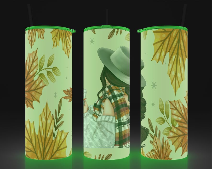 Tumbler (Gobelet) | Fille d'automne (Cheveux Bruns, Blonds ou Roux)