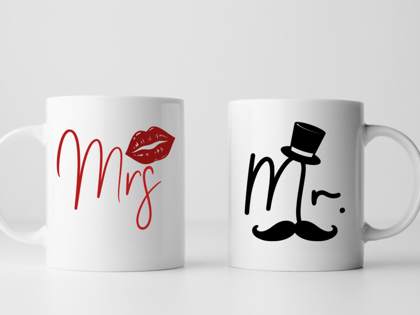 Duo de Tasses Mr. et Mrs | 12oz ou 15 oz