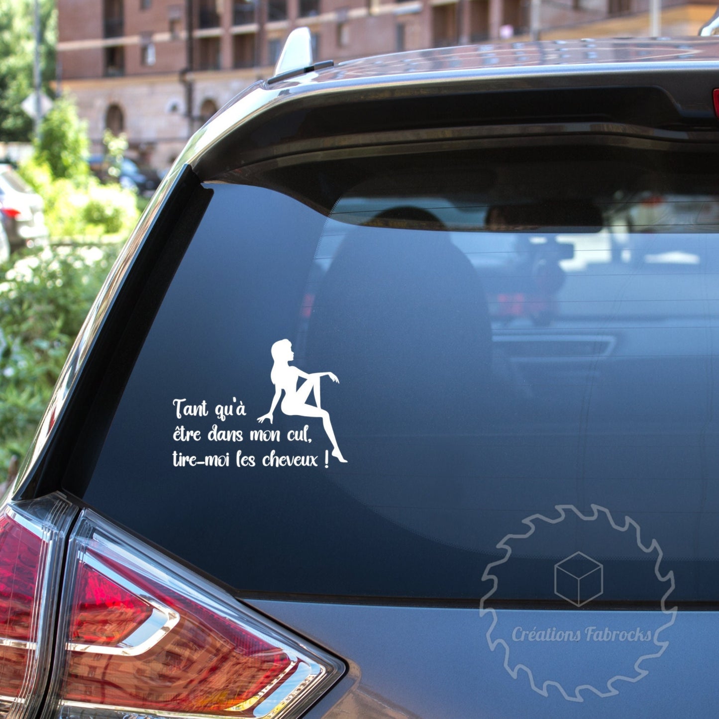 Car Decal ''Pull My Hair'' | Humor
