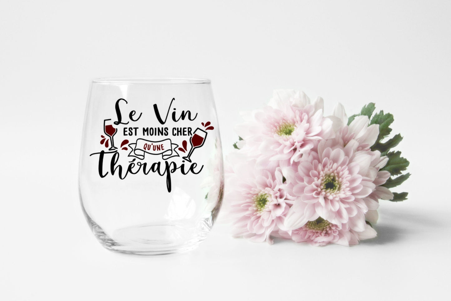 Verre à Vin 17oz | Le Vin est moins cher qu'une thérapie