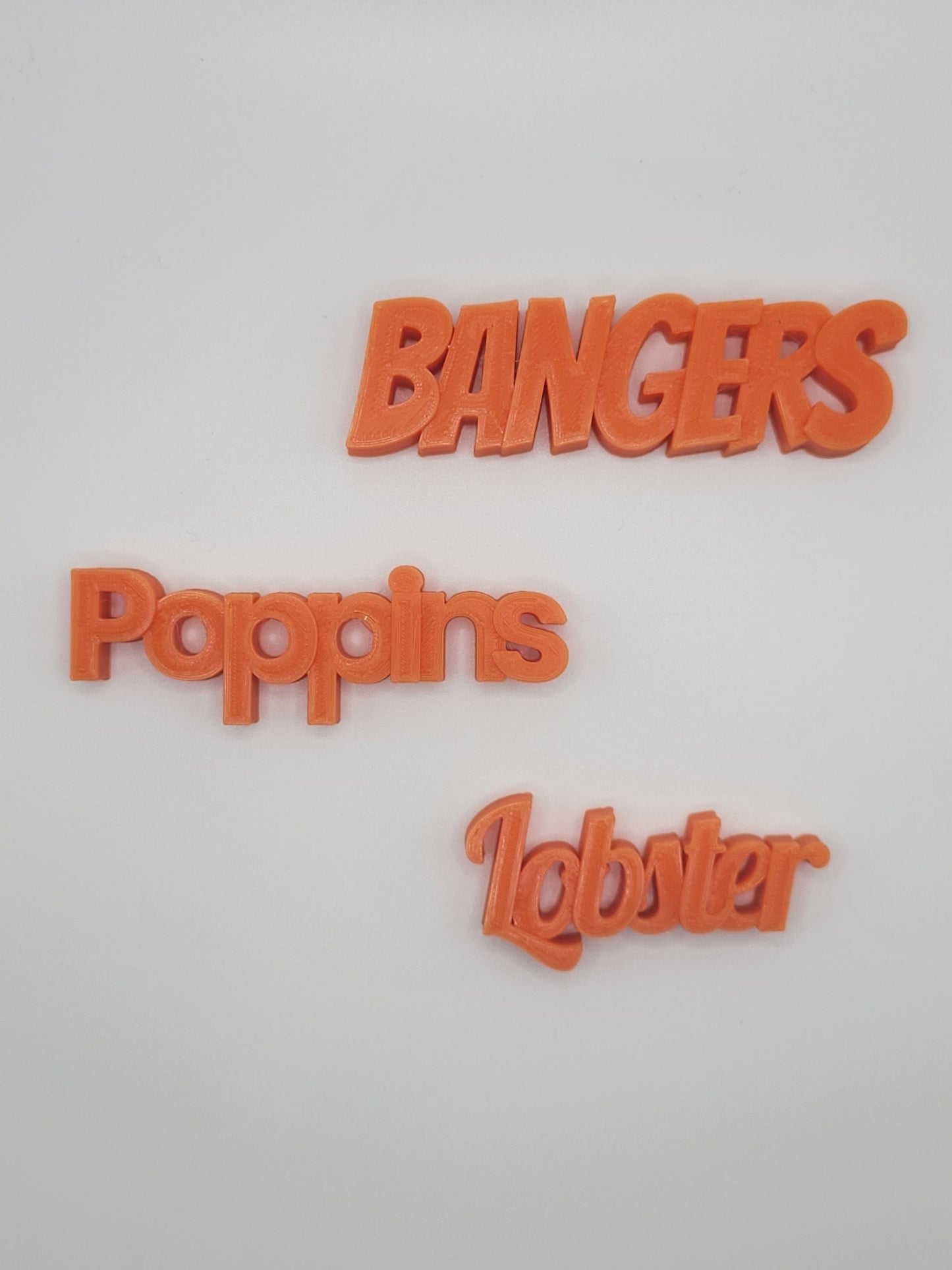 Porte-Clé 3D personnalisé avec prénom, nom ou mot au choix | Fait en plastique PLA biodégradable | 12 couleurs | 3 écritures