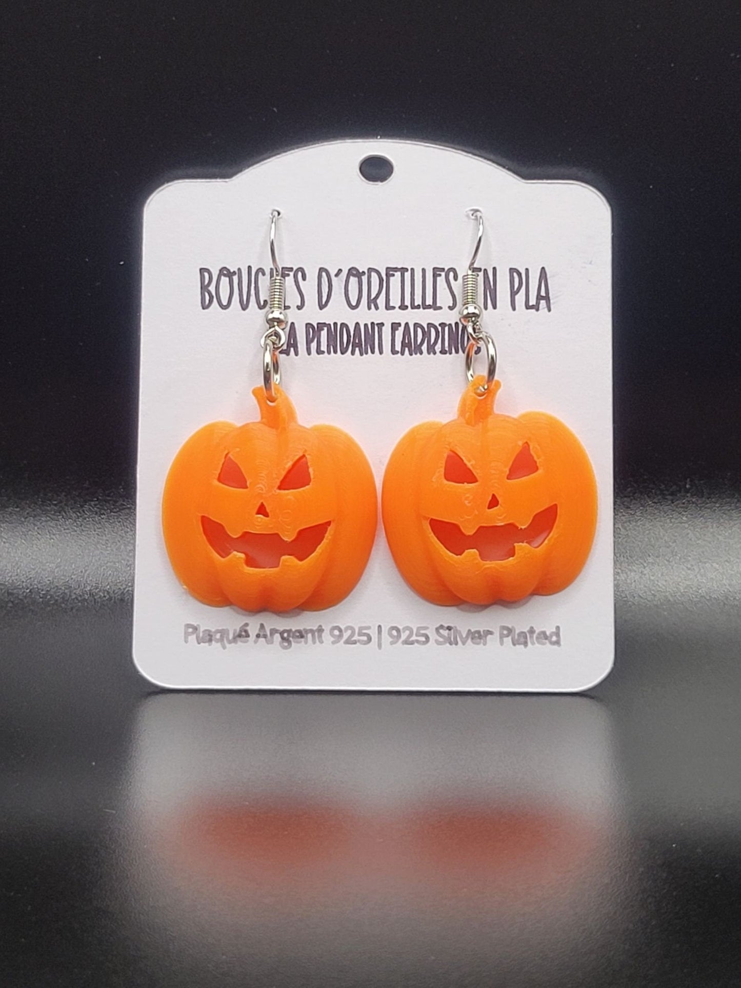 Boucles d'Oreilles en PLA | Citrouilles OU Fantômes