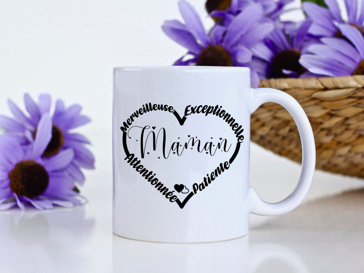Tasse céramique 12oz ou 15oz | Maman (qualité)
