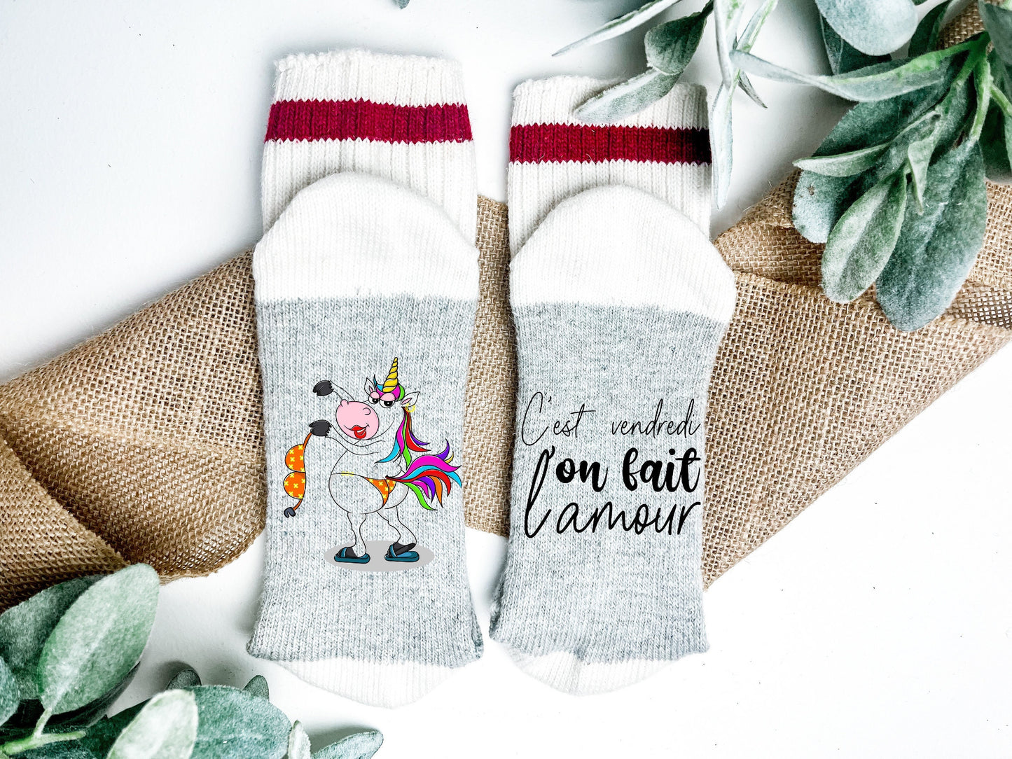 Bas chaussettes style ''Chalet'' | C'est Vendredi, On fait l'Amour