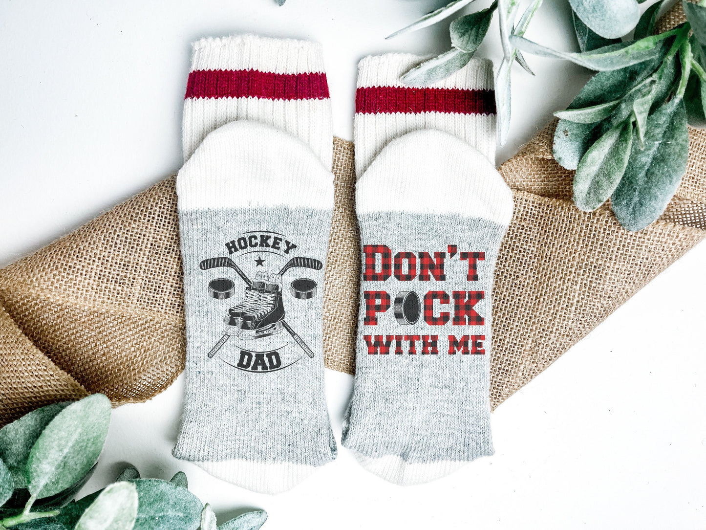 ''Chalet'' style stockings | Hockey Dad