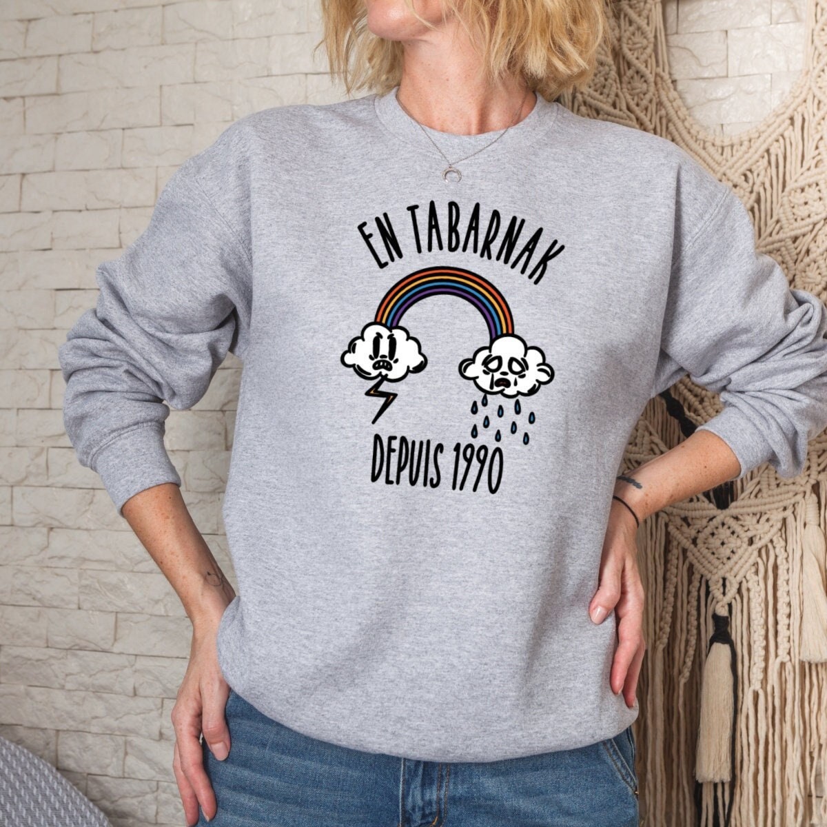 Chandail, Crewneck ou Hoodie | En tabarn... depuis (année)