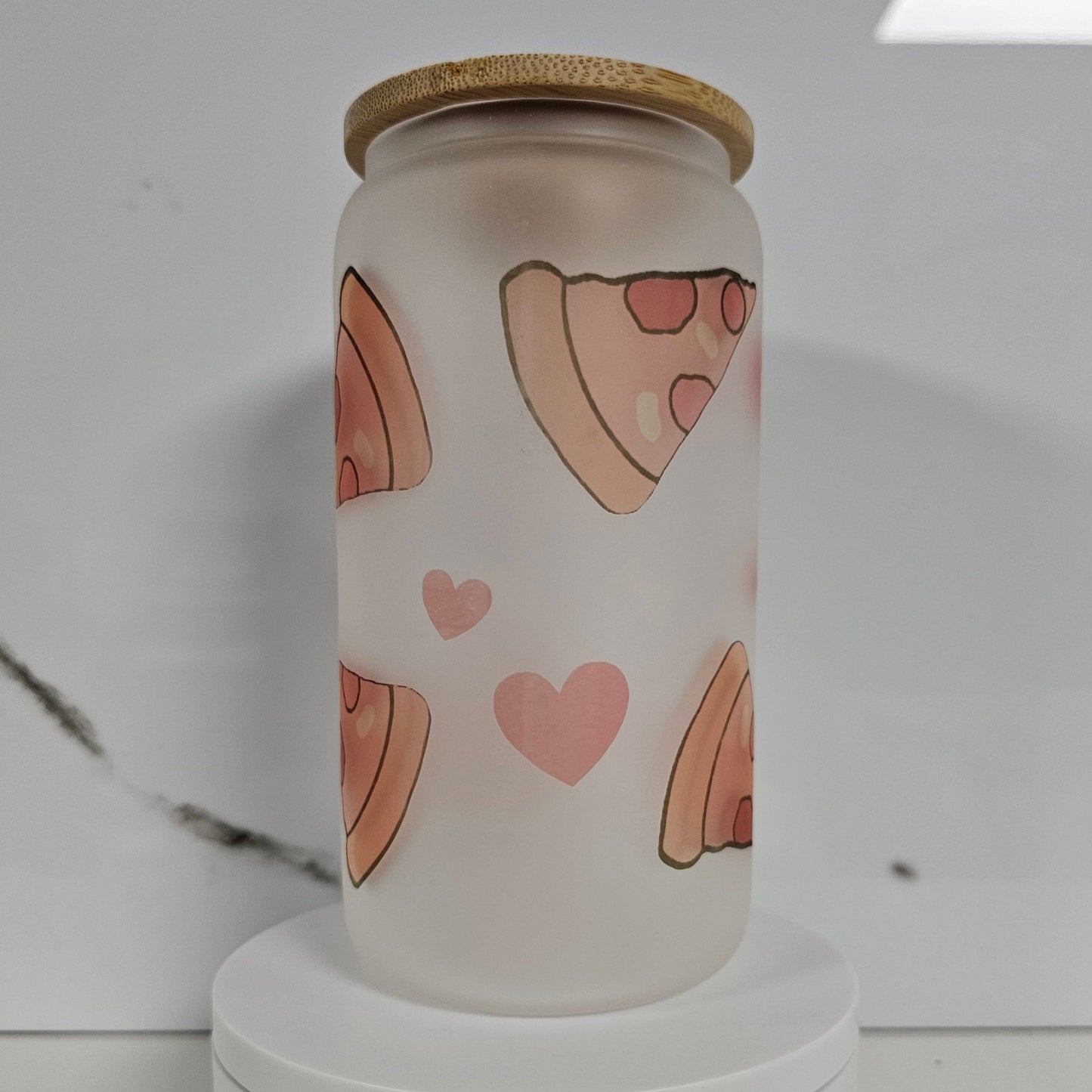 Verre style canette 16oz | Can Glass 16oz | Givré | Pizza