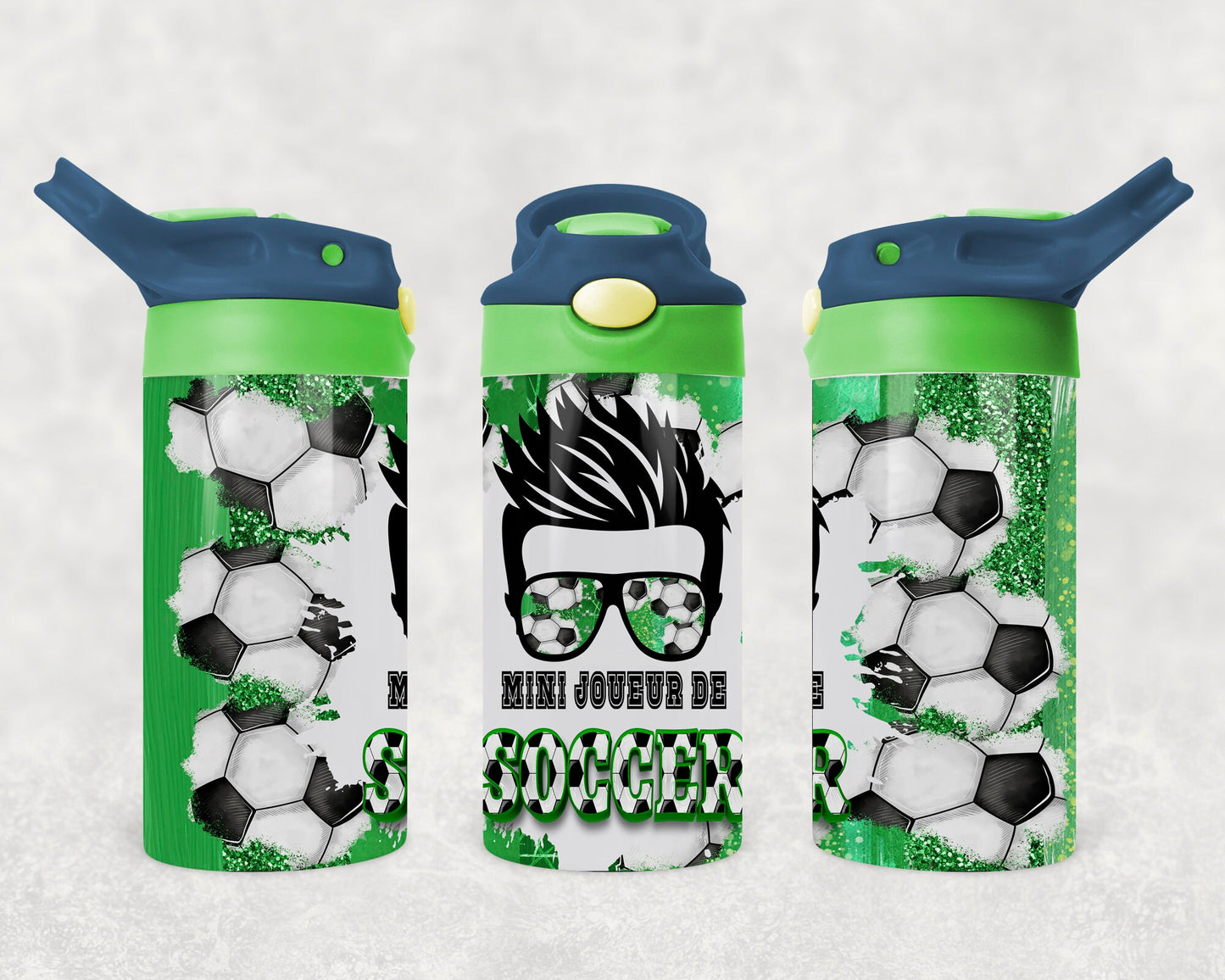 12oz Kids Tumbler | Mini Soccer Player