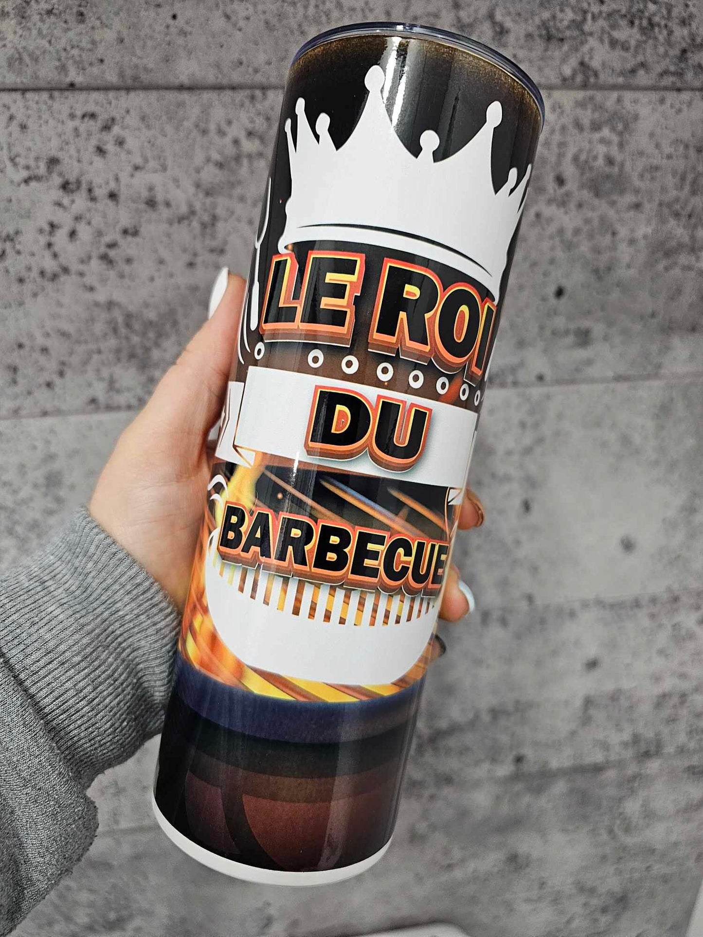 Imperfect * Tumbler Straight 20oz | The King of BBQ