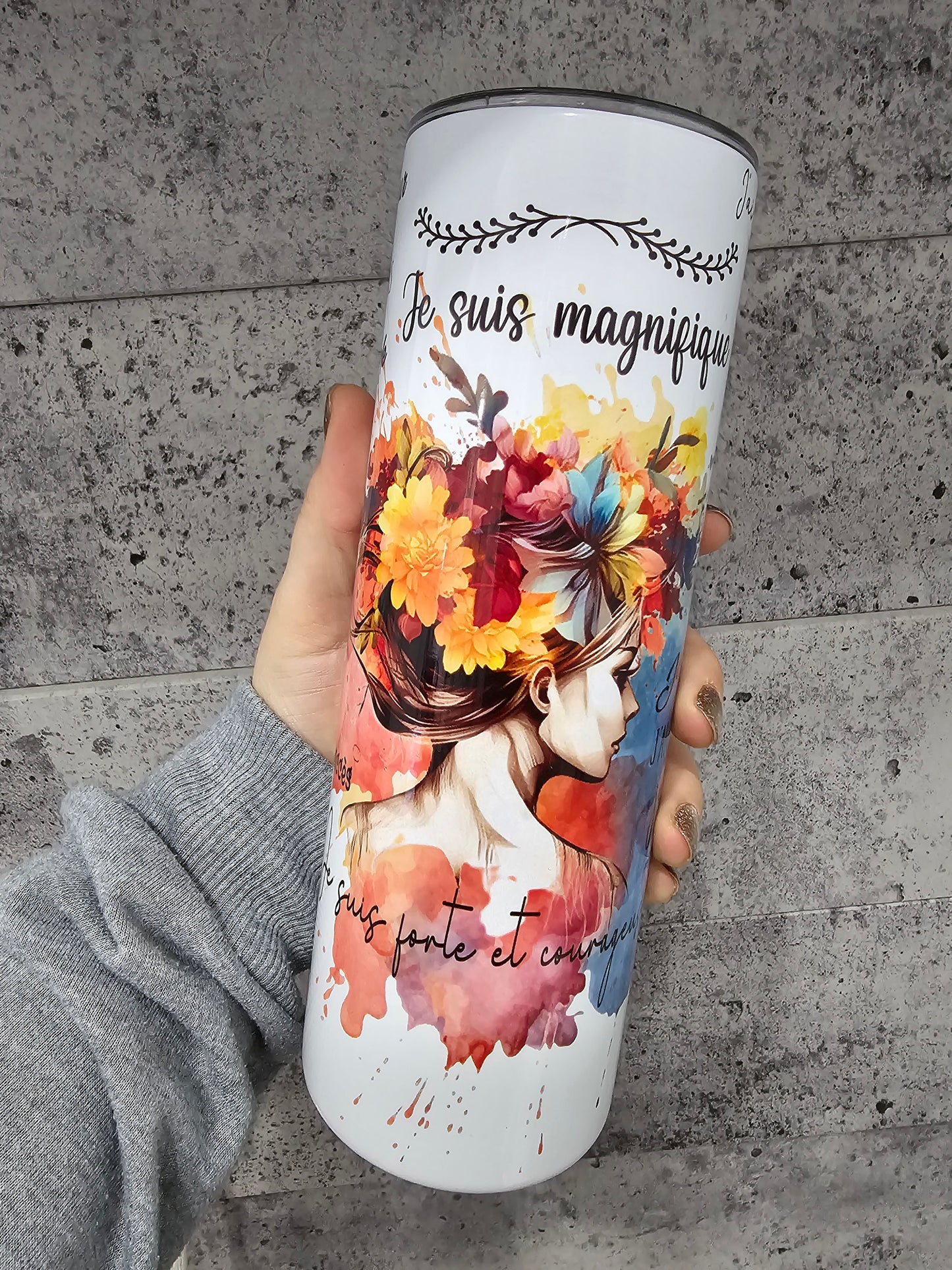 Tumbler Straight 20oz | I am Gorgeous