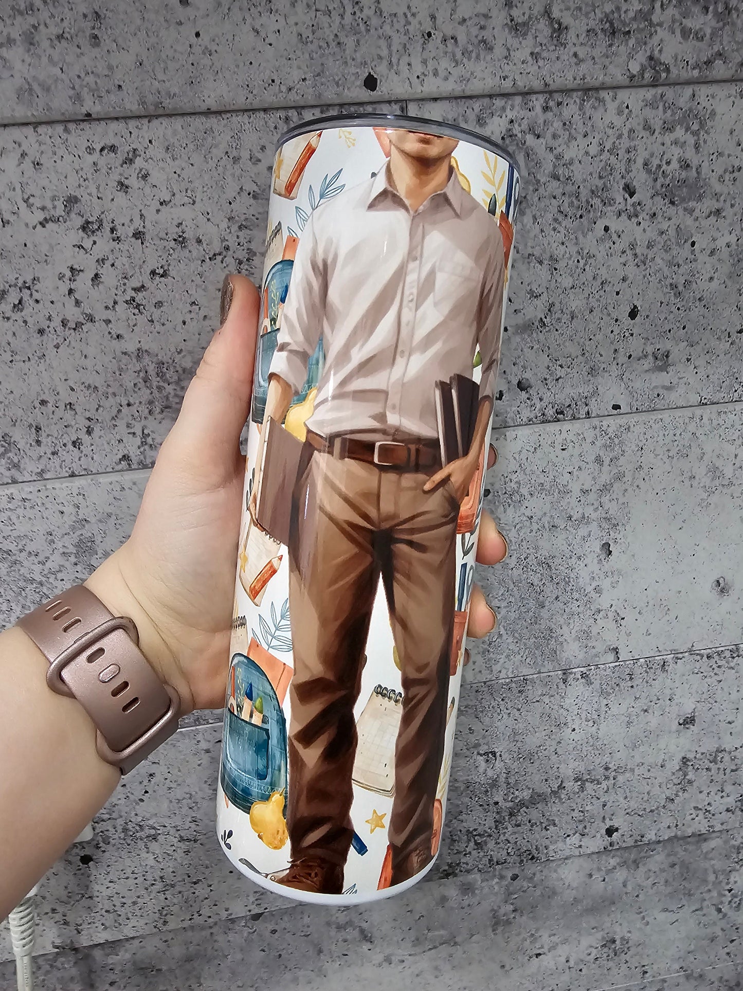 Tumbler Straight 20oz | Teacher 2.0 (Values)