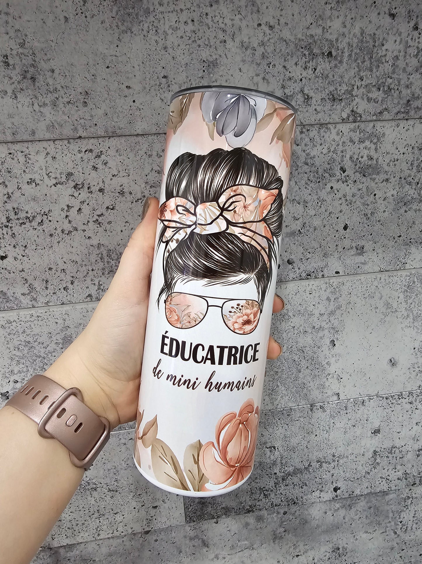 Tumbler (Gobelet) | Éducatrice de mini humains fleurs