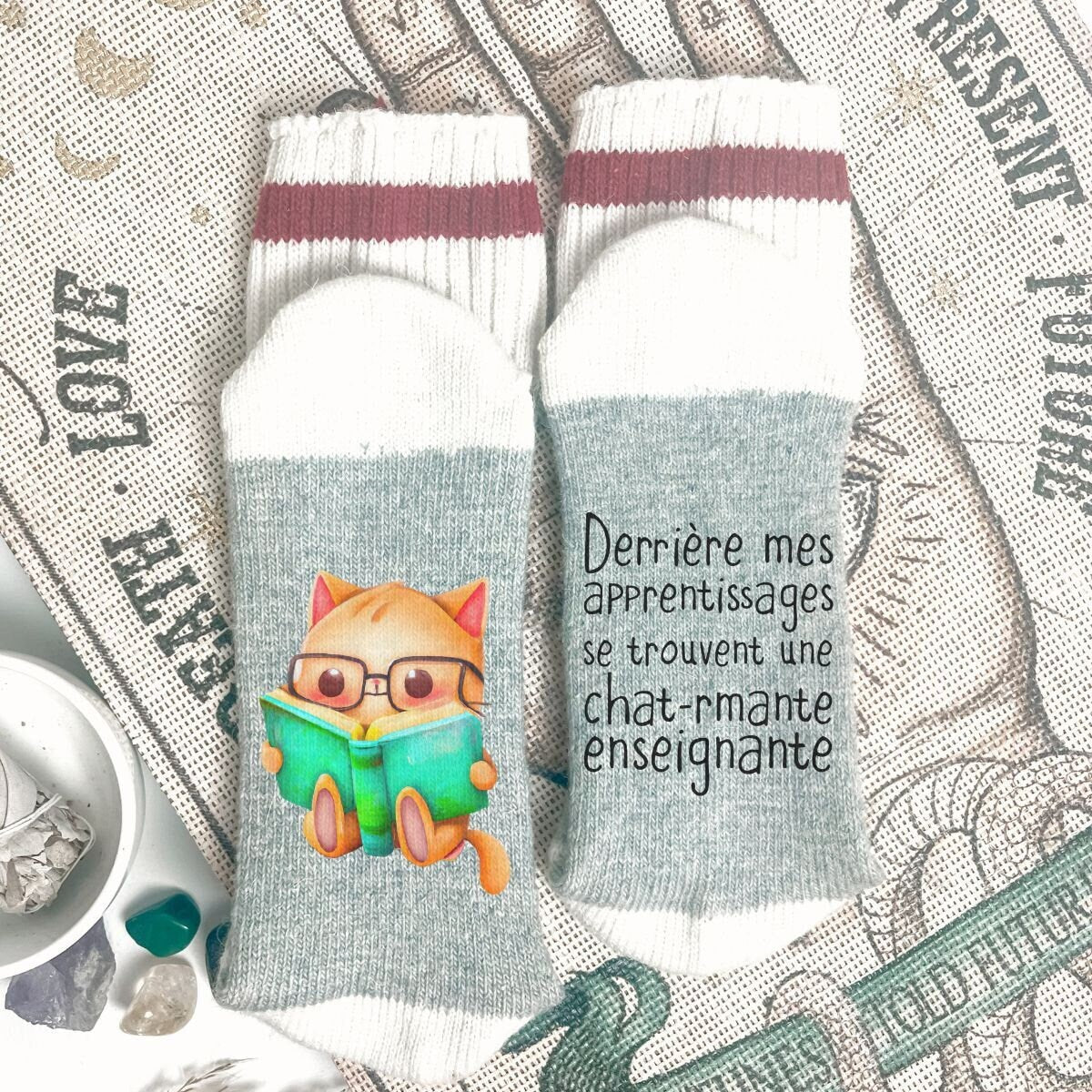 Bas chaussettes style ''Chalet'' | Chat-rmante Enseignante