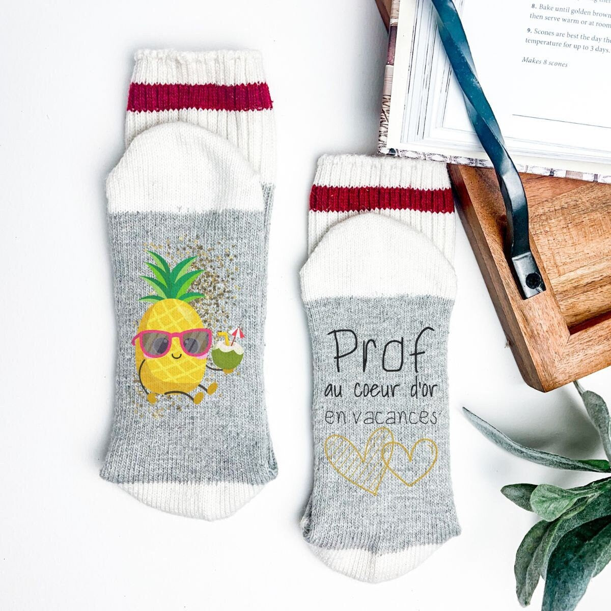 Bas chaussettes style ''Chalet'' | Prof au coeur d'or en vacances