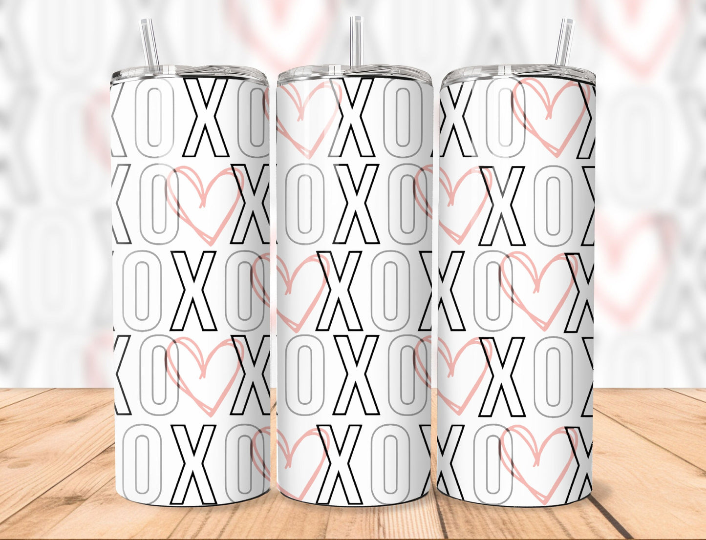 Straight Tumbler 20oz | XO Heart