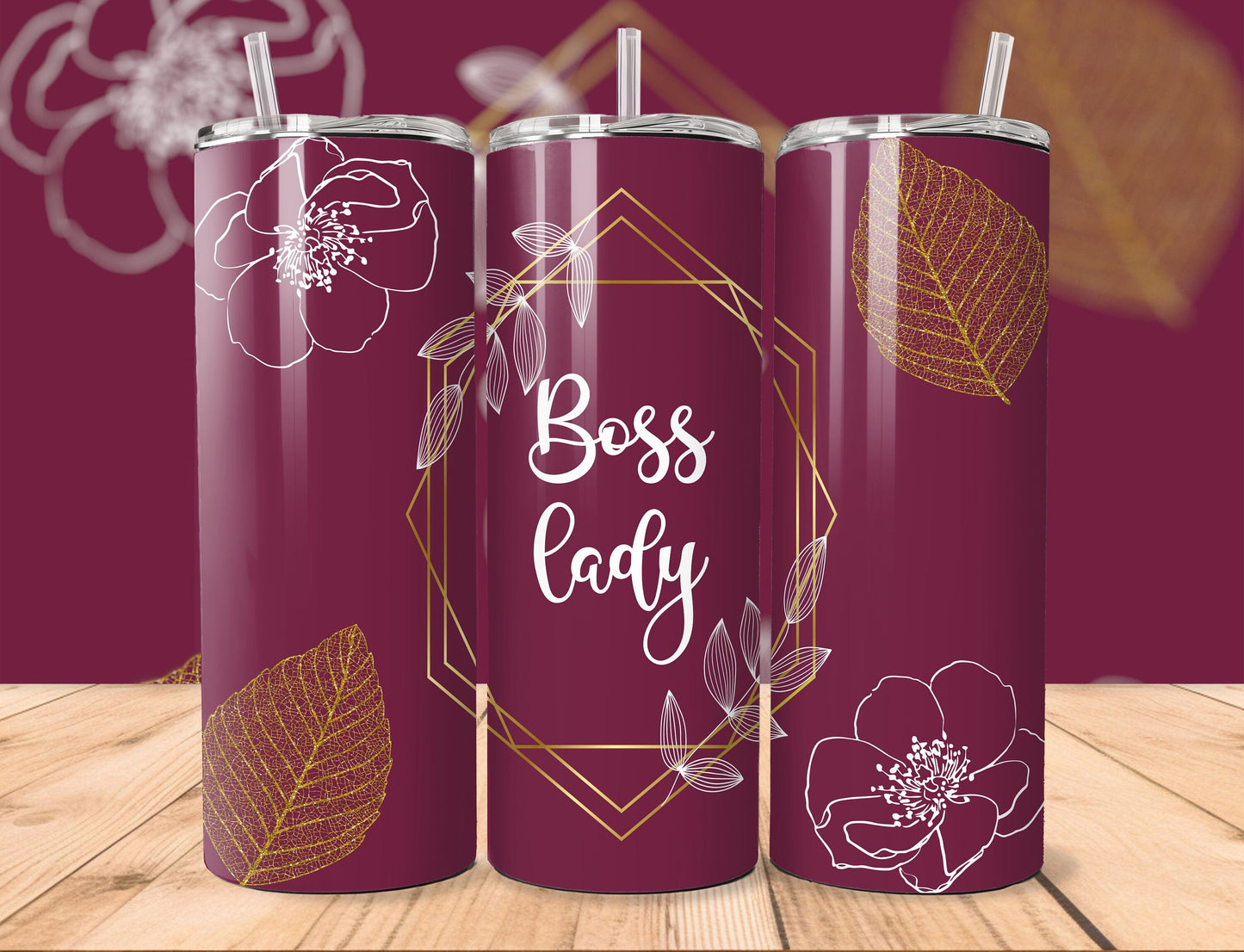 Straight Tumbler 20oz | Boss Lady