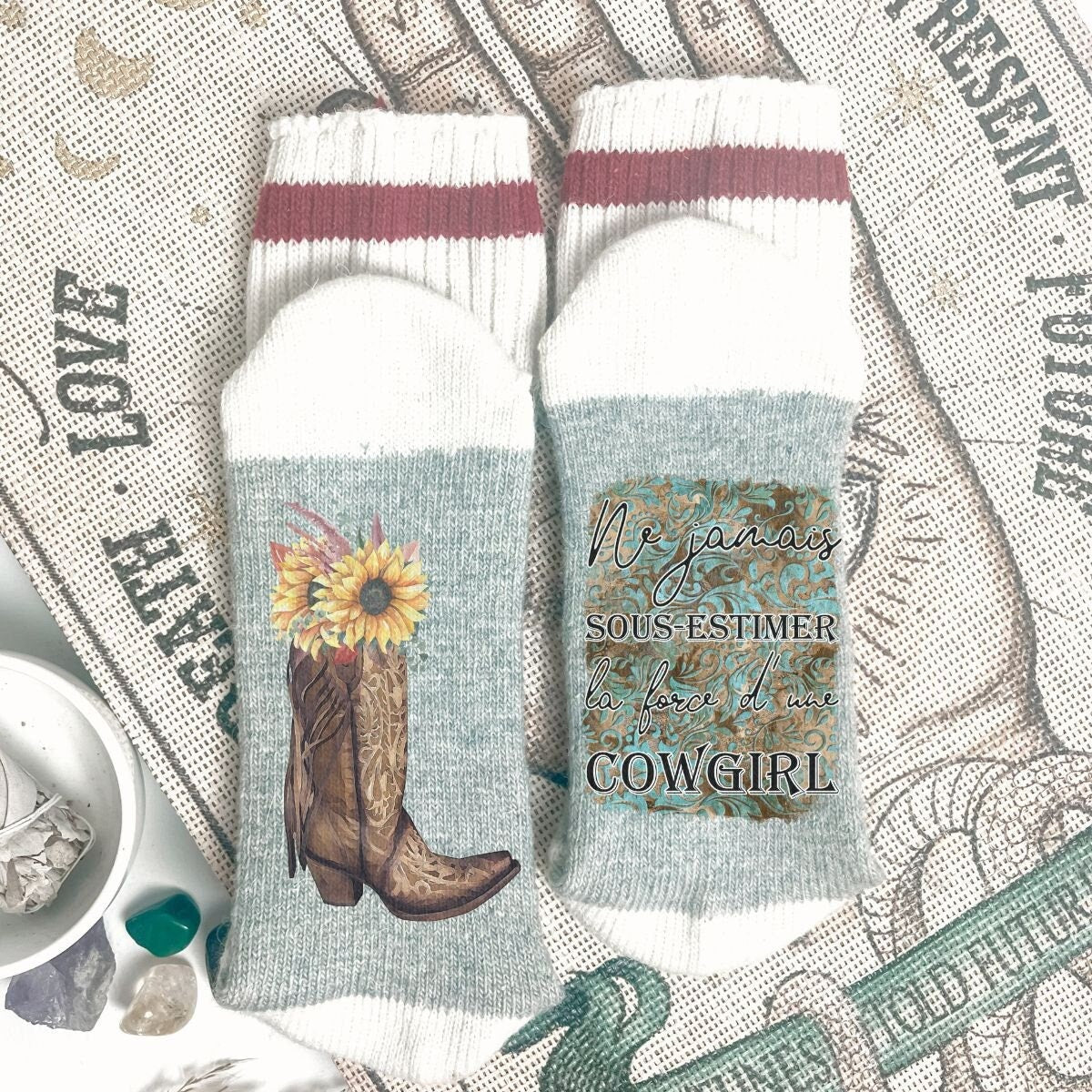 Bas chaussettes style ''Chalet'' | Force d'une Cowgirl