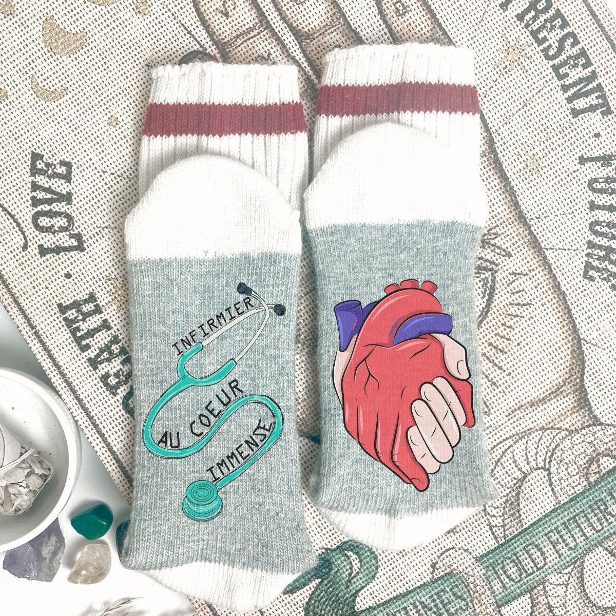Chalet style stockings | Nurse with a huge heart