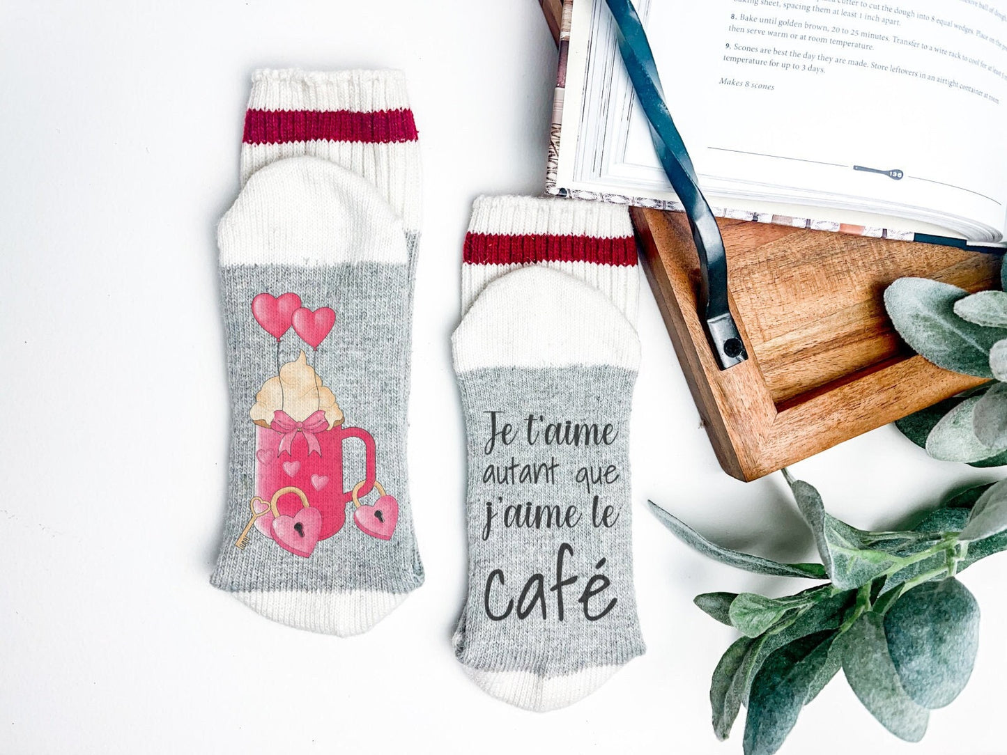 Chalet Style Socks | I Love You As Much As I Love Coffee