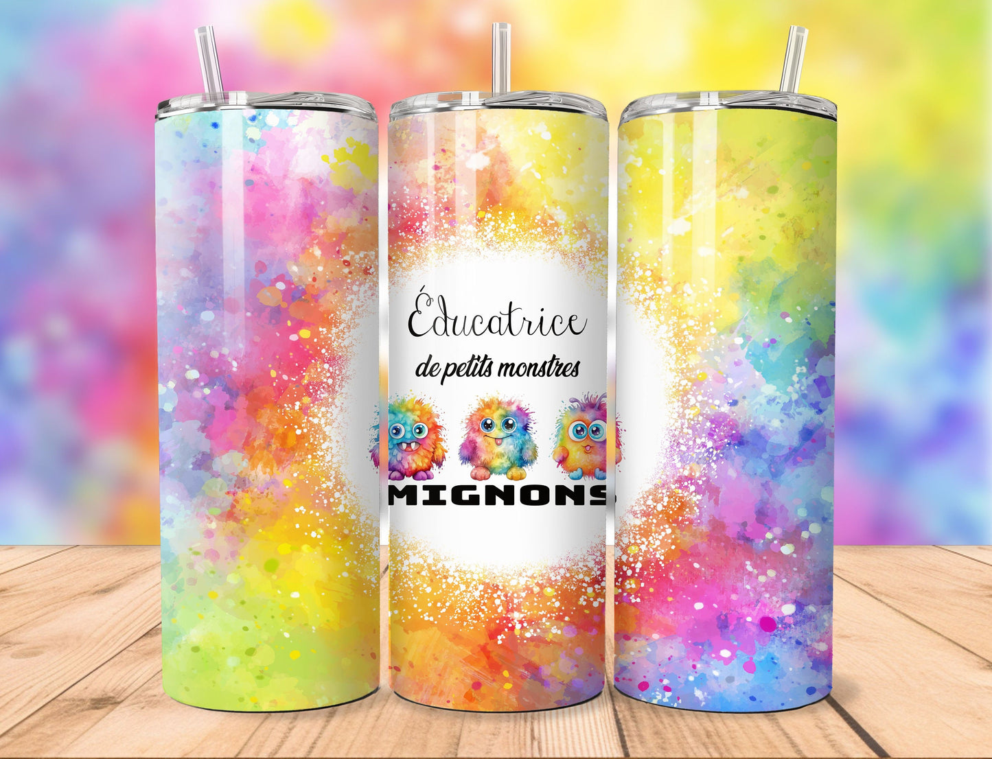 Tumbler (Gobelet) | Éducatrice de petits monstres mignons