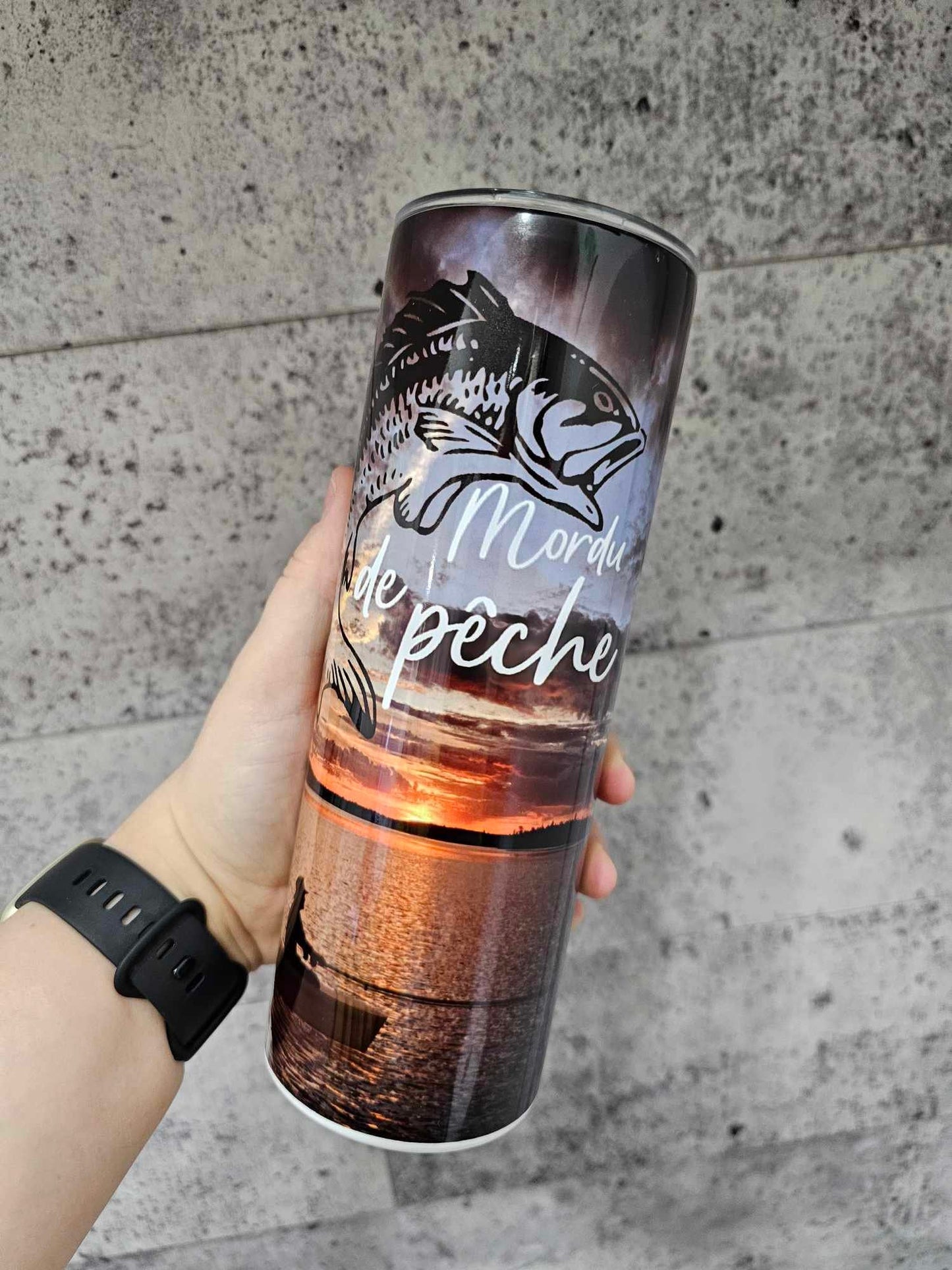 20oz Straight Tumbler | Fishing Lover