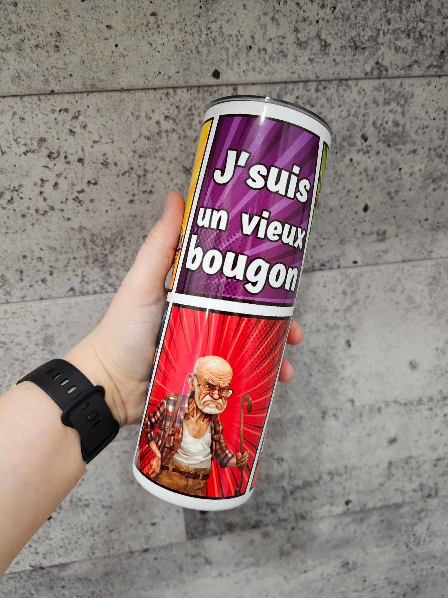 Tumbler Straight 20oz | I'm a Grumpy Old Man