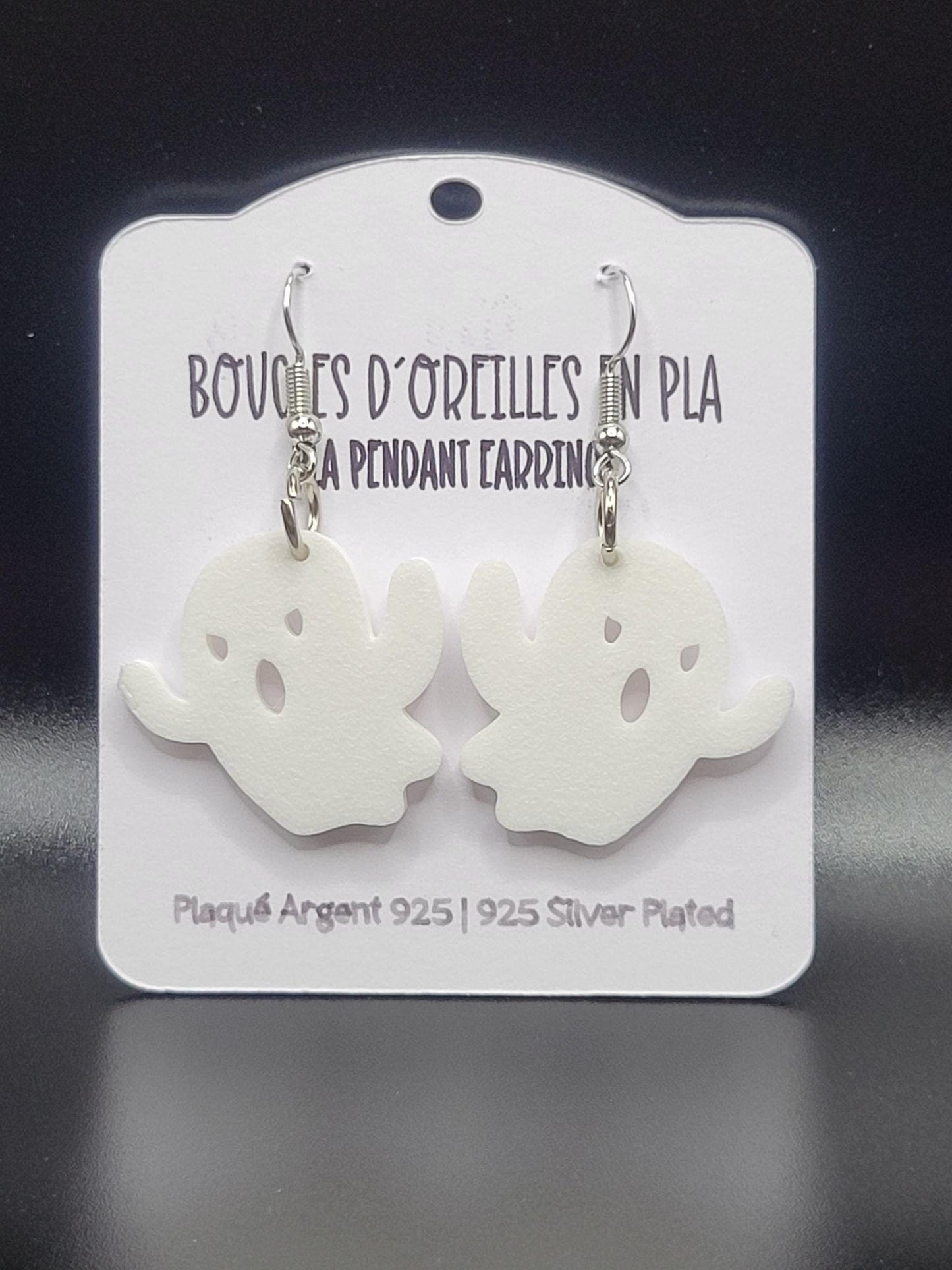 Boucles d'Oreilles en PLA | Citrouilles OU Fantômes
