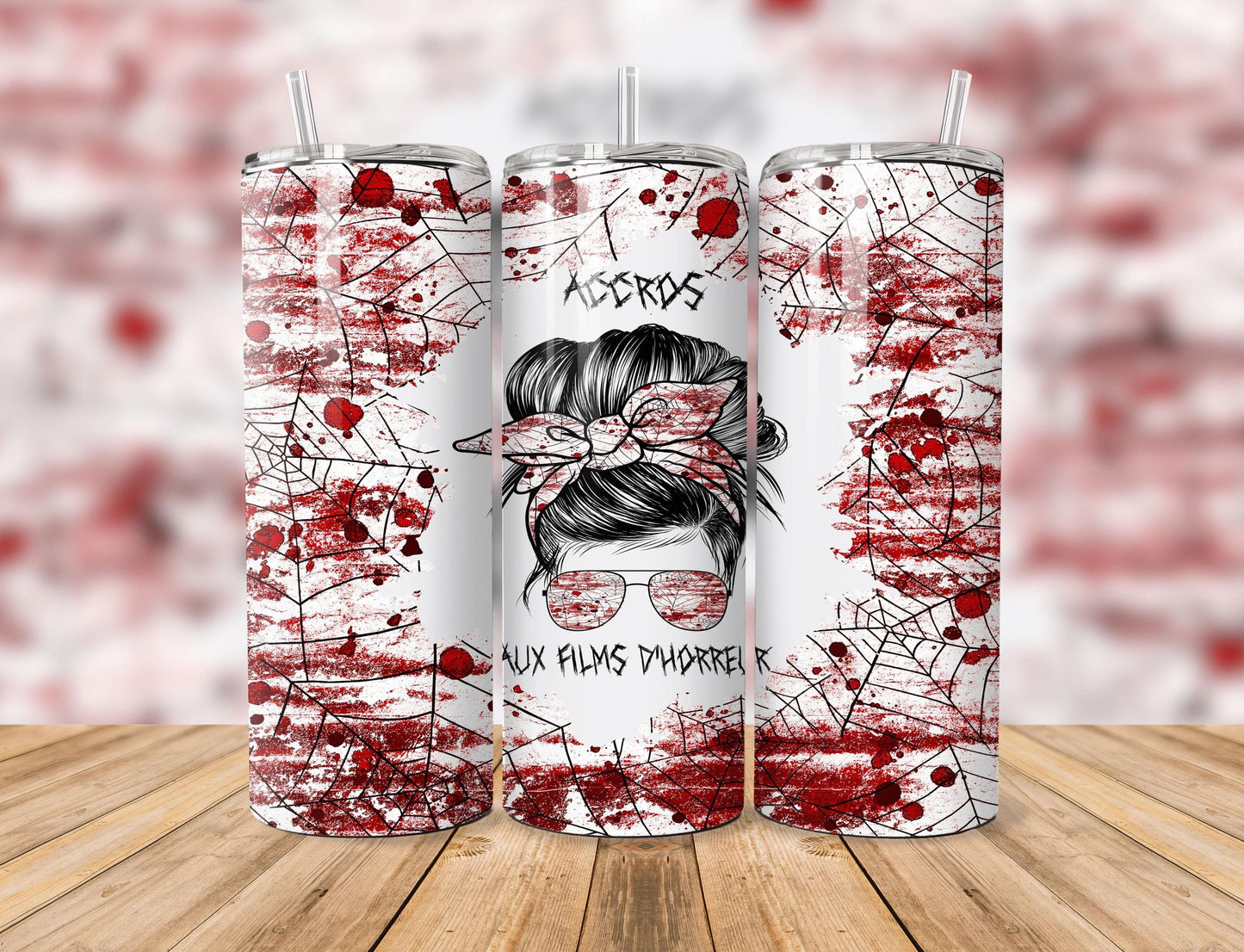 Tumbler Straight 20oz | Horror Movie Addicts
