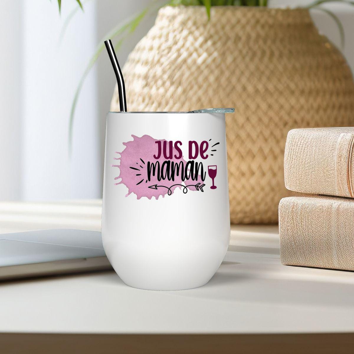 Verre à Vin 12oz Isothermique | Jus de Maman