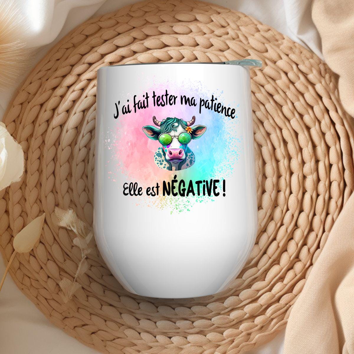 Verre à Vin 12oz Isothermique | J'ai fait tester ma patience