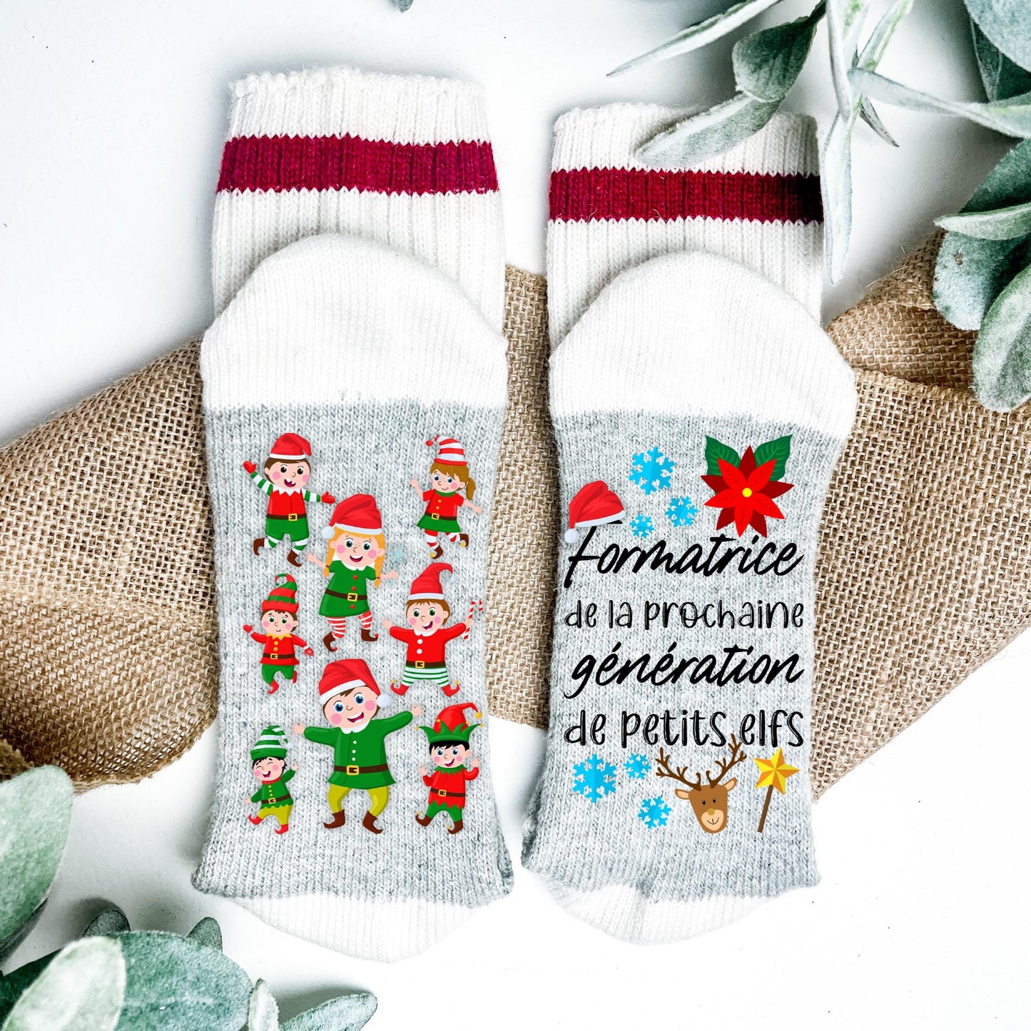 Bas chaussettes style ''Chalet'' | Formatrice d'elfs