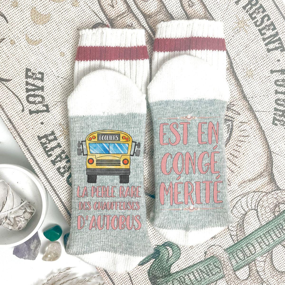 Bas chaussettes style ''Chalet'' | Chauffeuse d'autobus